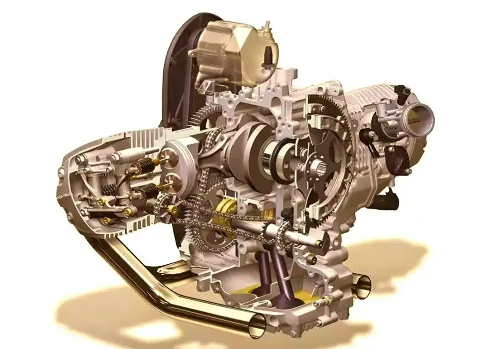 Motorcycle Power Transmission and Gear Shifting System