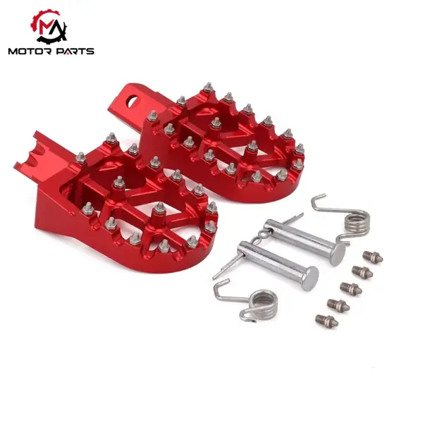 CNC Aluminum Foot Pegs For Sur-Ron Light Bee CRF150F CRF230F Dirt Bike Footrests