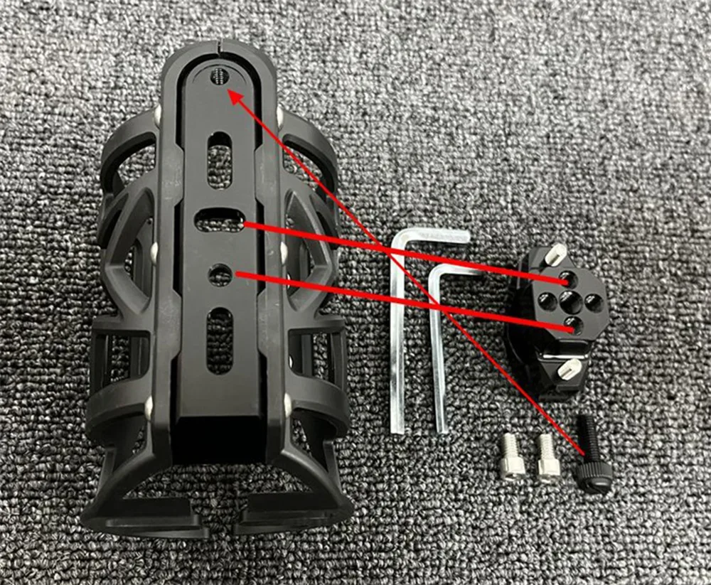 Universal Motorbike Adjustable Water Bottle Cage Holder