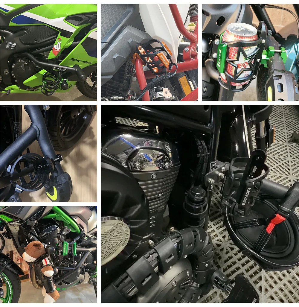 Universal Motorbike Adjustable Water Bottle Cage Holder