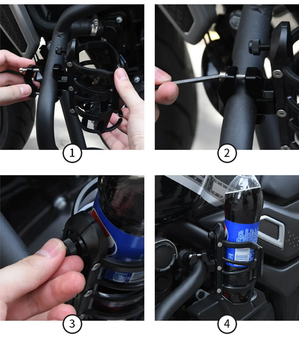 Universal Motorbike Adjustable Water Bottle Cage Holder