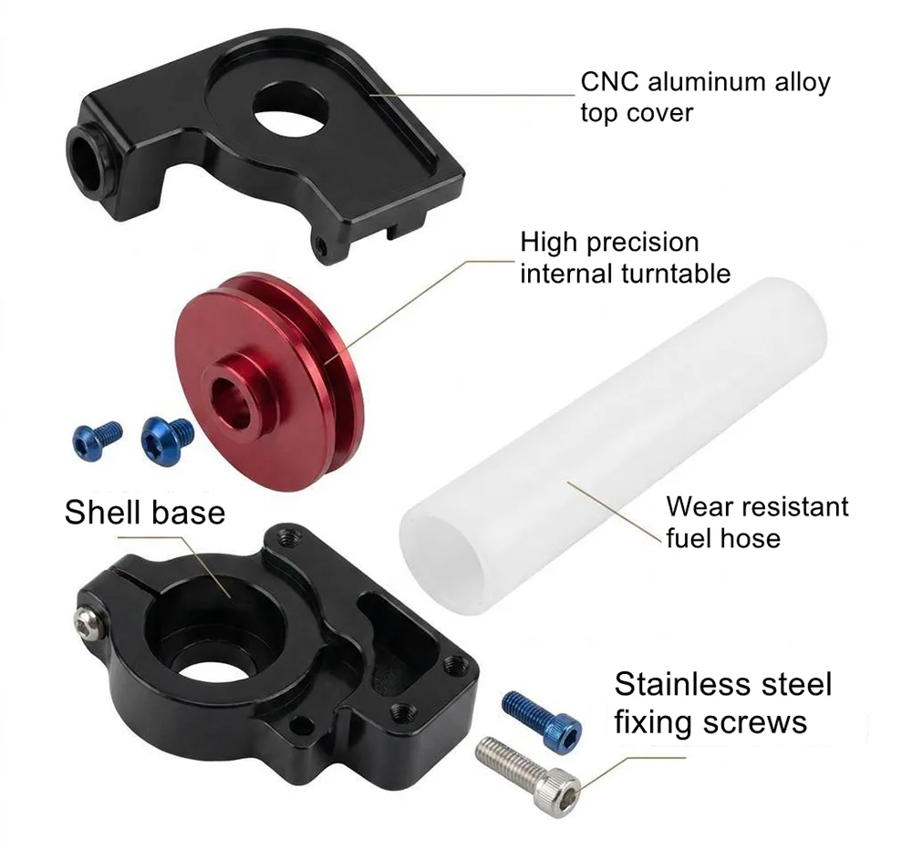 22mm ATV Big Twist Visible Throttle Accelerator